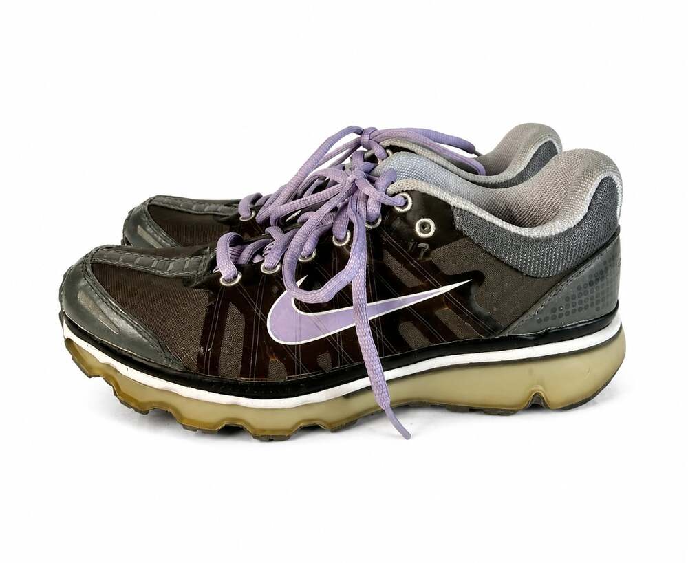 Nike Women's Air Max+ 2009 Dark Grey Lilac Running Shoes 354750-009